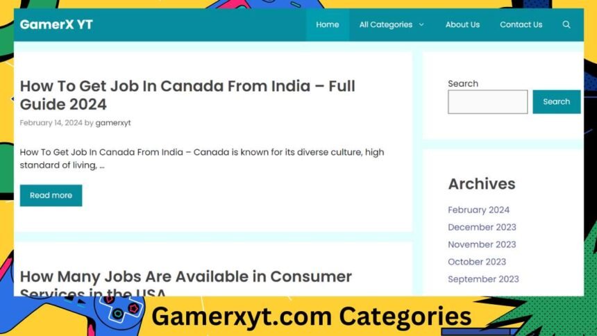 Gamerxyt.com Categories
